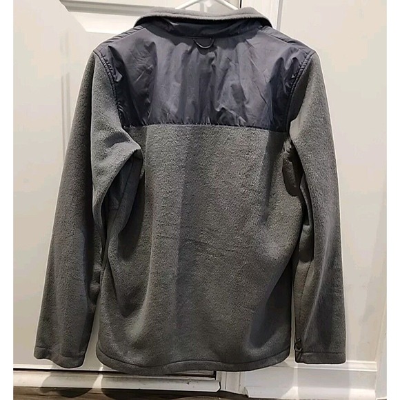 COLUMBIA Youth 18/20 Deep Orange Vivid Orange Gray Colorblock Interchange Jacket - Picture 11 of 11